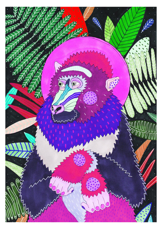 Print Monkey Nocturne