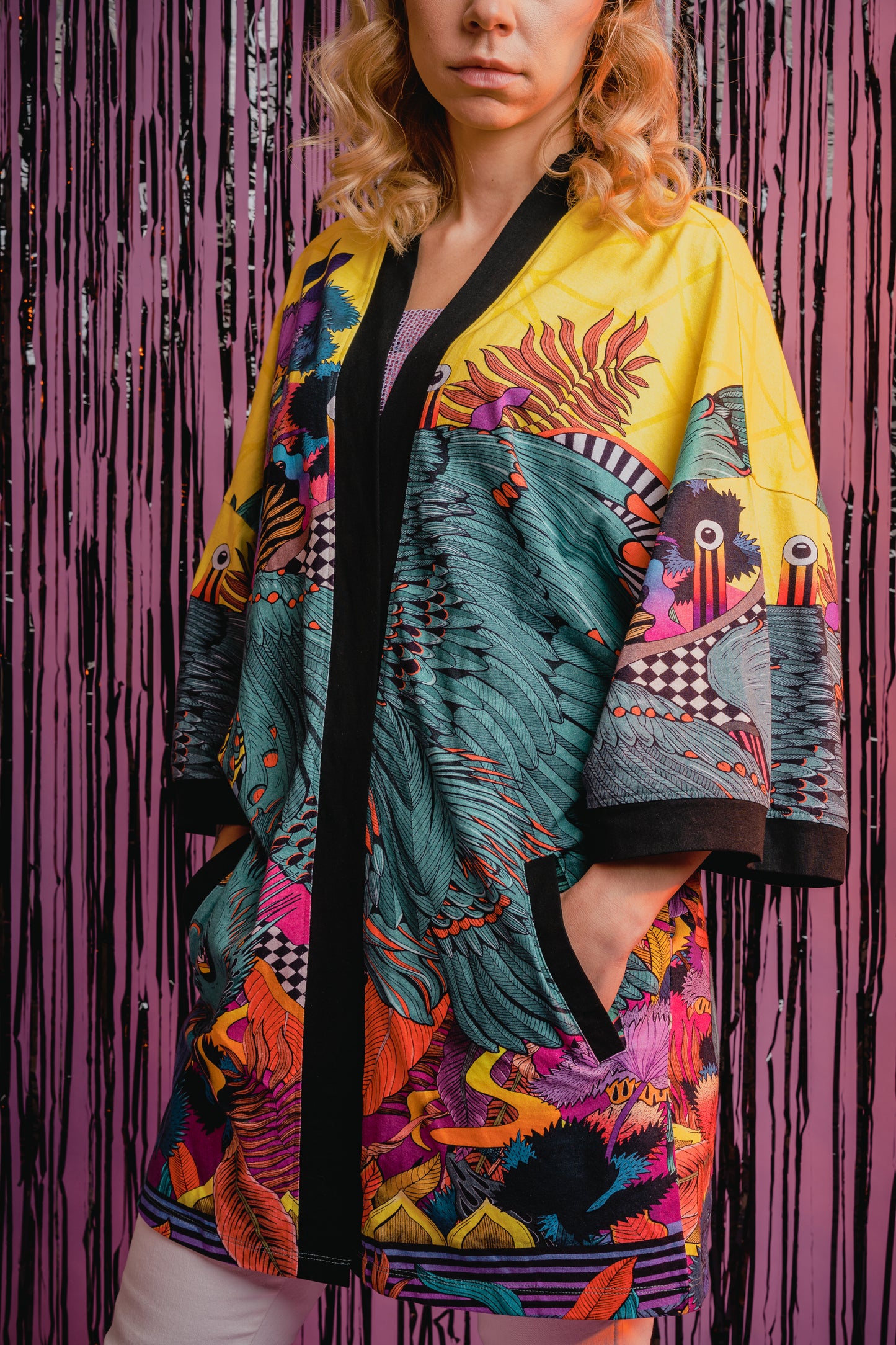 Heron kimono